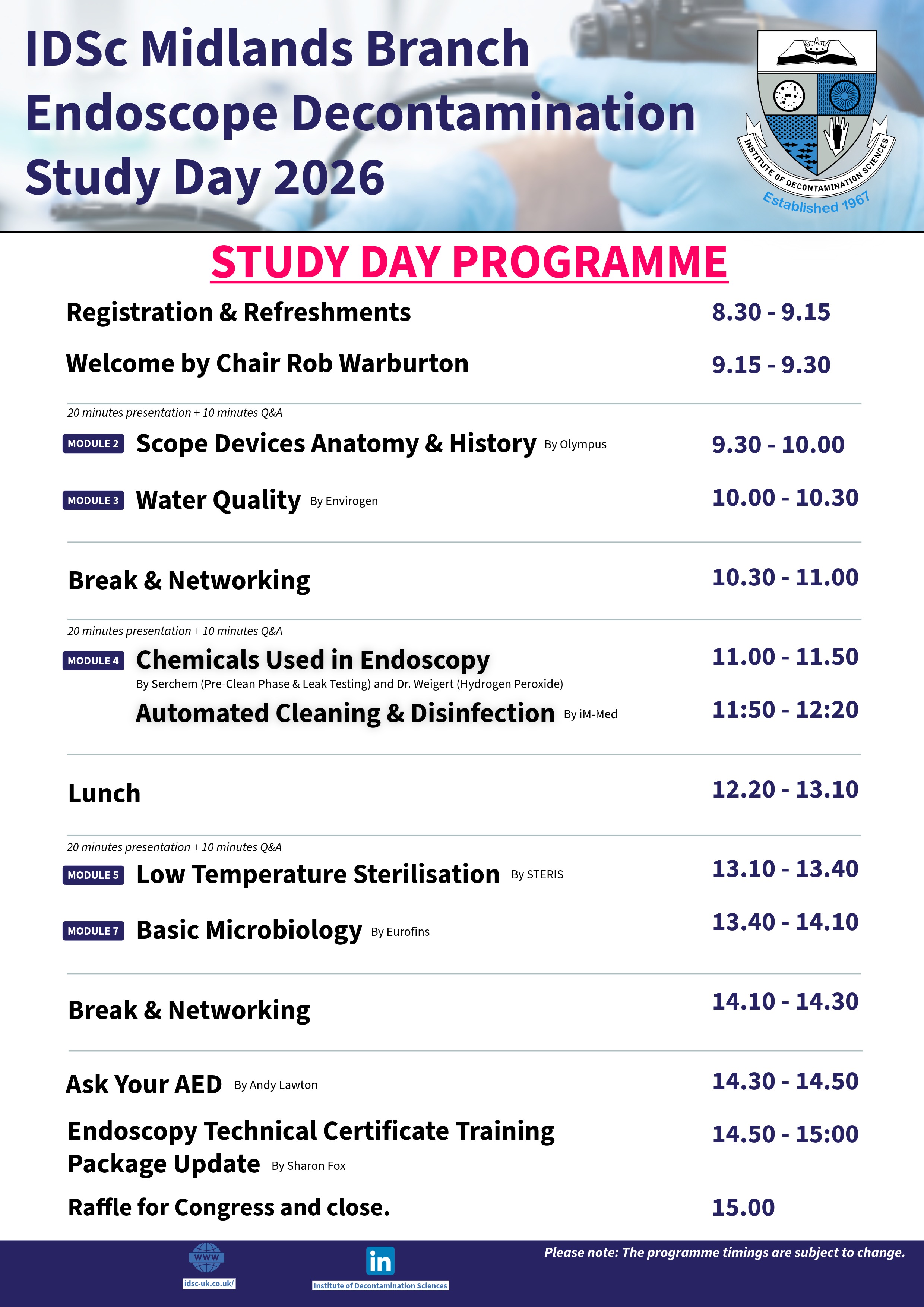 Study Day Programme under 2mb